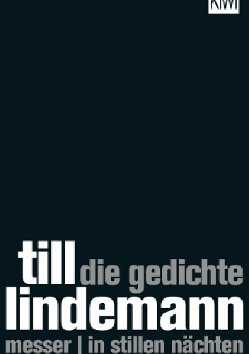 Okładka: Till Lindemann - Die Gedichte