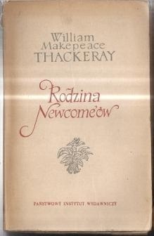 Okładka: William Makepeace Thackeray - Rodzina Newcome'ów tom 2