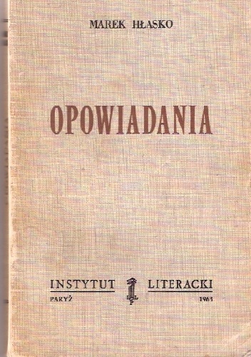 Okładka: Marek Hłasko - Opowiadania