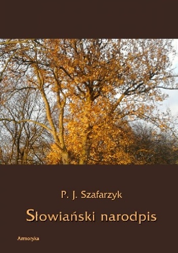 Okładka: P. J. Szafarzyk - Słowiański narodpis
