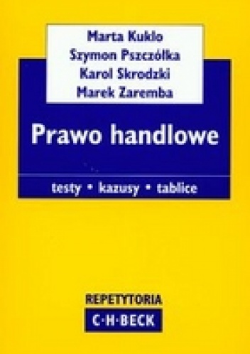 Okładka: Marta Kuklo - Prawo handlowe Repetytoria