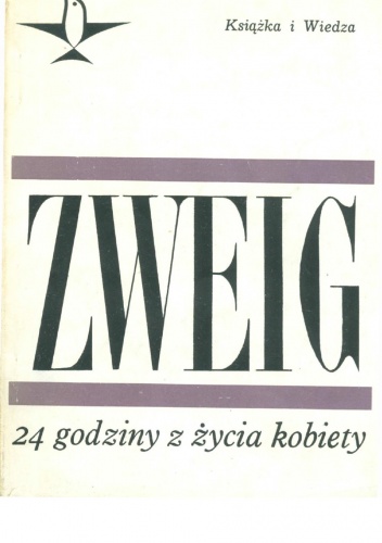 Okładka: Stefan Zweig - 24 godziny z życia kobiety