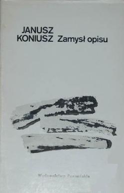 Okładka: Janusz Koniusz - Zmysł opisu