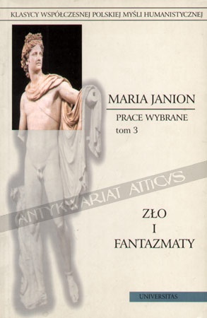 Okładka: Maria Janion - Zło i fantazmaty