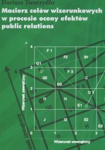Okładka: Dariusz Tworzydło - Macierz celów wizerunkowych w procesie oceny efektów public relations
