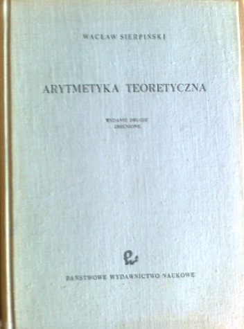 Okładka: Wacław Sierpiński - Arytmetyka teoretyczna