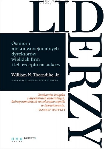 Okładka: William N. Thorndike - Liderzy