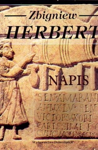 Okładka: Zbigniew Herbert - Napis