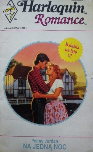 Okładka: Penny Jordan - Na jedną noc