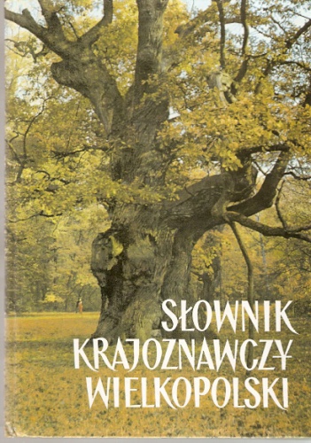 Okładka: Paweł Anders - Słownik krajoznawczy Wielkopolski