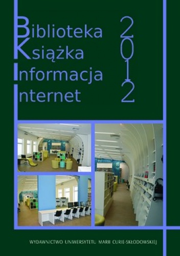 Okładka: Zbigniew Osiński - Biblioteka. Książka. Informacja. Internet 2012