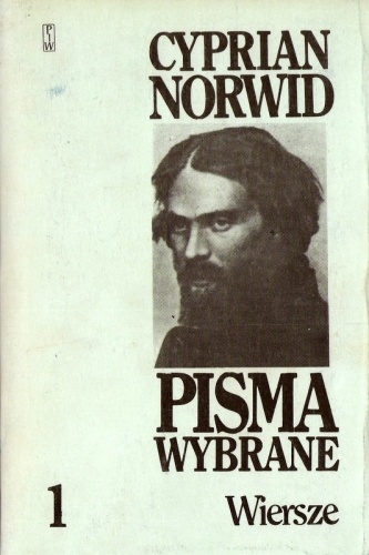 Okładka: Cyprian Kamil Norwid - Pisma wybrane. T. 1. Wiersze
