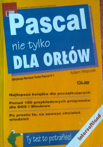 Okładka: Adam Majczak - PASCAL nie tylko dla orłów