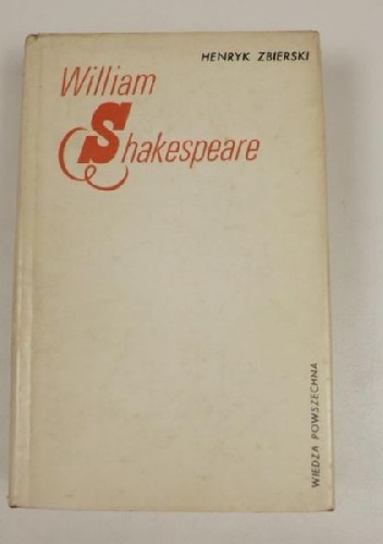 Okładka: Henryk Zbierski - William Shakespeare
