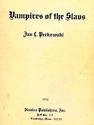 Okładka: Jan L. Perkowski - Vampires of the Slavs