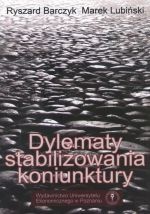 Okładka: Ryszard Barczyk - Dylematy Stabilizowania Koniunktury