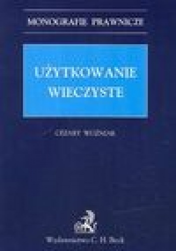 Okładka: Cezary Woźniak - Użytkowanie wieczyste