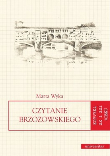 Okładka: Marta Wyka - Czytanie Brzozowskiego