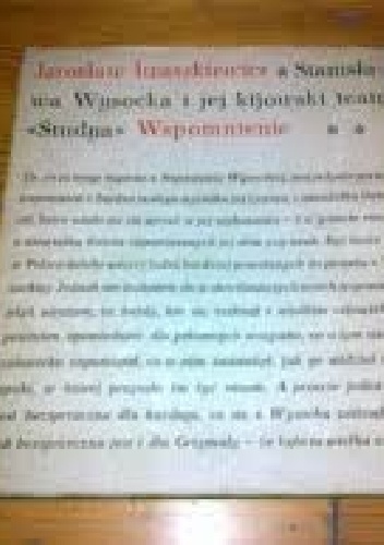 Okładka: Jarosław Iwaszkiewicz - Stanisława Wysocka i jej kijowski teatr "Studya"