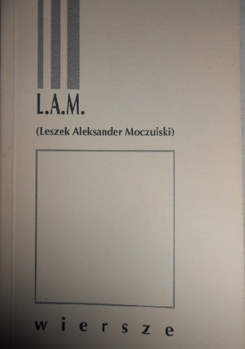 Okładka: Leszek Aleksander Moczulski - Wiersze