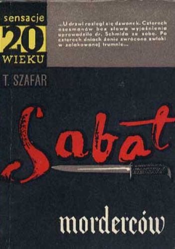 Okładka: Tadeusz Szafar - Sabat morderców