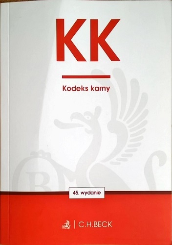 Okładka:  Ustawodawca - Kodeks karny