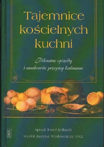 Okładka: Josef Imbach - Tajemnice kościelnych kuchni