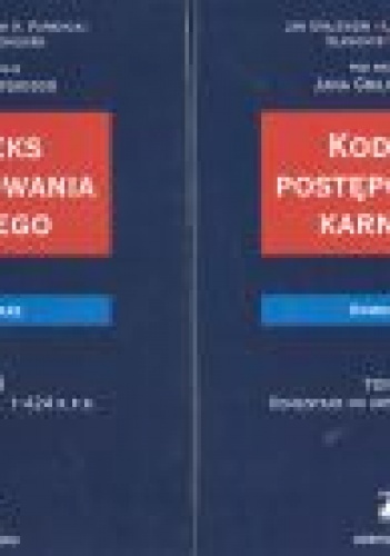 Okładka: Jan Grajewski - Kodeks postępowania karnego Komentarz t.1/2
