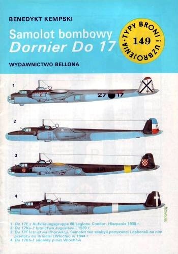 Okładka: Benedykt Kempski - Samolot bombowy Dornier Do 17