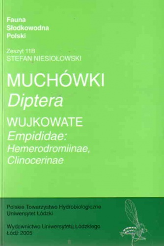 Okładka: Stefan Niesiołowski - Muchówki (Diptera), wujkowate (Empididae: Hemerodromiinae, Clinocerinae)