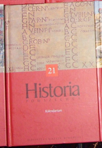 Okładka:  praca zbiorowa - Historia powszechna. Kalendarium