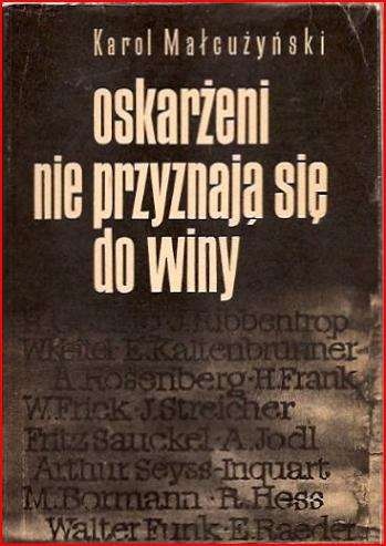 Okładka: Karol Małcużyński - Oskarżeni nie przyznają się do winy
