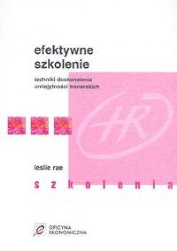 Okładka: Leslie Rae - Efektywne szkolenie