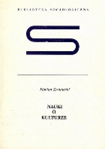 Okładka: Florian Znaniecki - Nauki o kulturze
