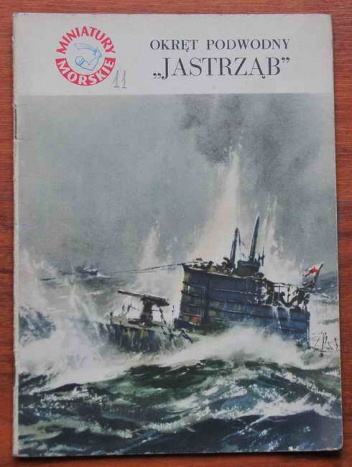 Okładka: Jerzy Pertek - Okręt podwodny "Jastrząb"