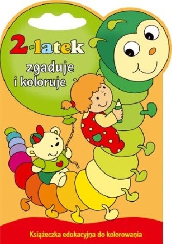 Okładka: Joanna Myjak - 2-latek zgaduje i koloruje