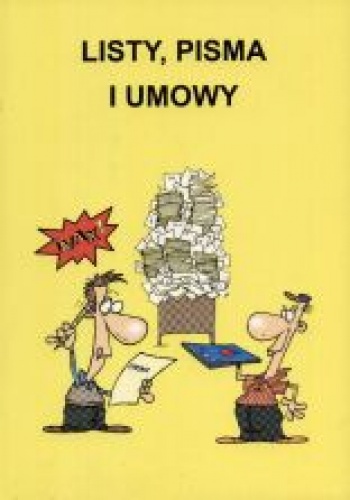 Okładka: Iwona Kienzler - Listy pisma i umowy