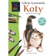 Okładka: Jean-Pierre Lamerand - Lekcje rysowania. Koty