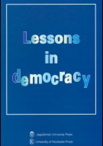 Okładka: Ewa Hauser - Lessons in democracy (wydanie anglojęzyczne)