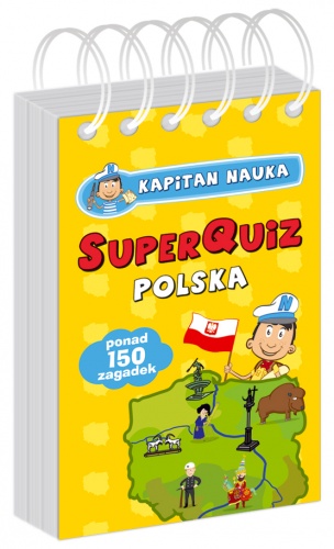 Okładka:  praca zbiorowa - Kapitan Nauka SuperQuiz POLSKA