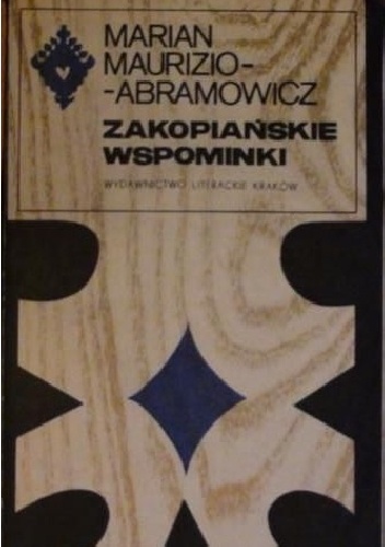 Okładka: Marian Maruzo-Abramowicz - Zakopiańskie wspominki