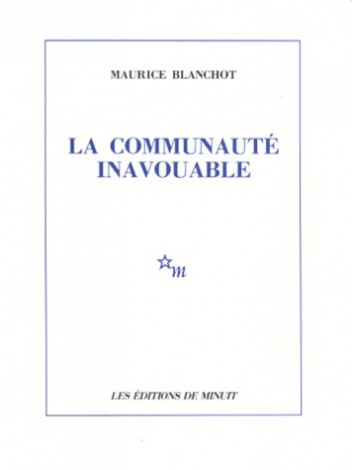 Okładka: Maurice Blanchot - La communauté inavouable