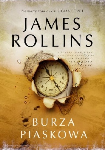 Okładka: James Rollins - Burza piaskowa