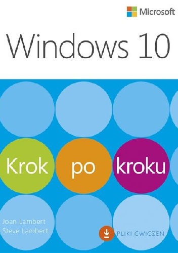 Okładka:  - Windows 10 Krok po kroku