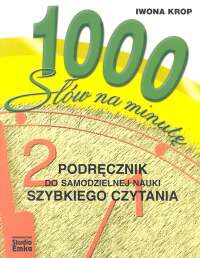 Okładka: Iwona Krop - 1000 słów na minutę