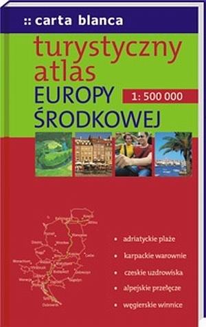 Okładka: Adam Zakrzewski - Turystyczny atlas Europy Środkowej