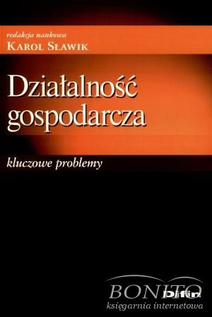 Okładka: Karol Sławik - Działalność gospodarcza