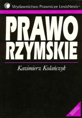 Okładka: Kazimierz Kolańczyk - Prawo rzymskie