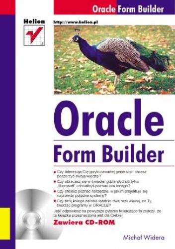 Okładka: Michał Widera - Oracle Form Builder