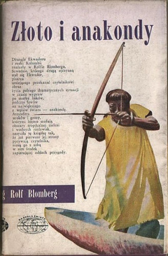 Okładka: Rolf Blomberg - Złoto i anakondy